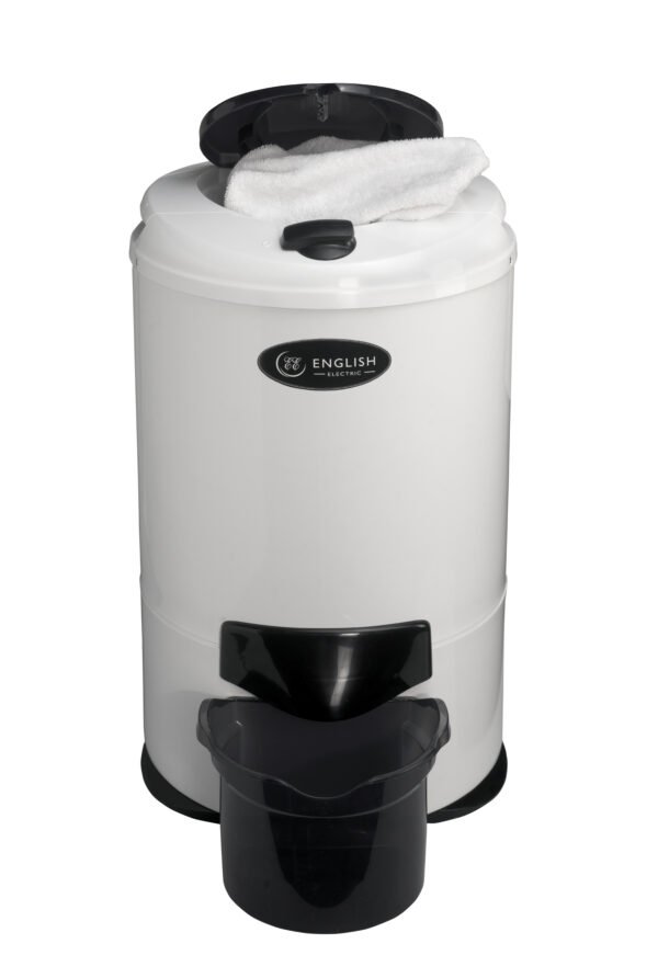 English Electric White/Black Gravity Drain Spin Dryer 428009EEP 4.2kg