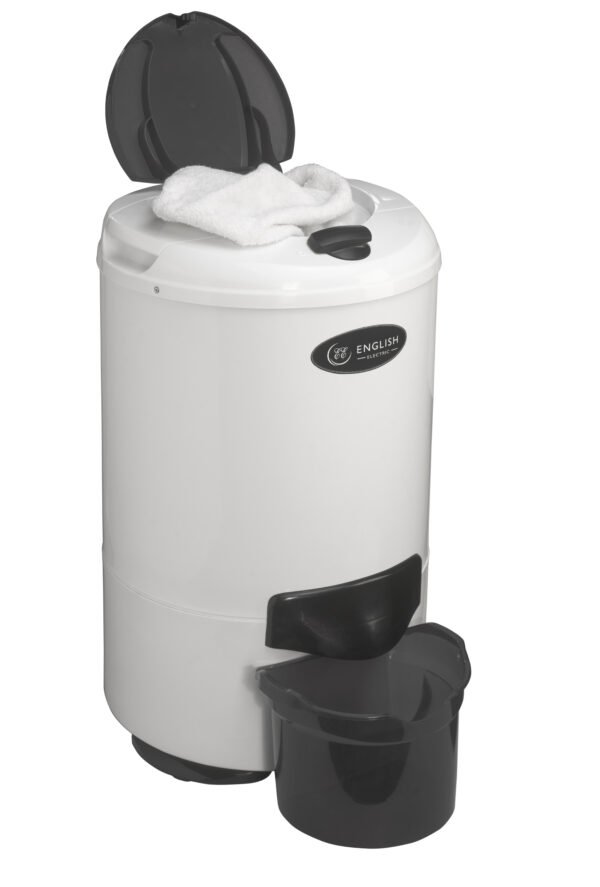 English Electric White/Black Gravity Drain Spin Dryer 428009EEP 4.2kg - Image 4